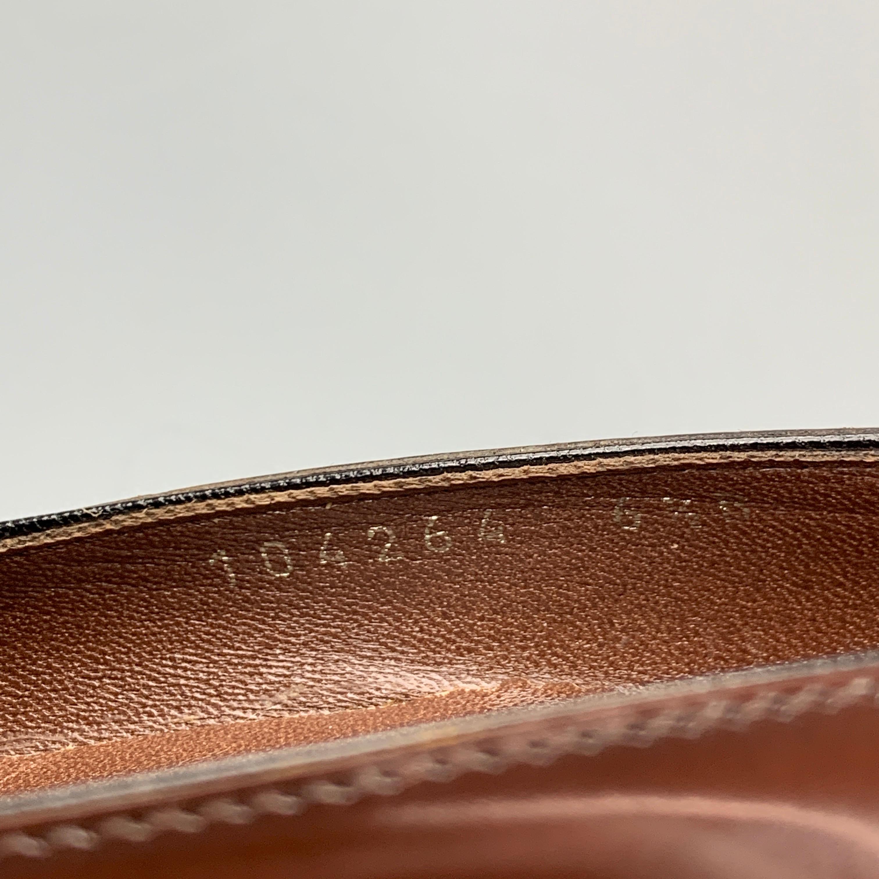 GUCCI by TOM FORD Tamaño 6.5 Bombas con correa de cinta de cuero marrón 1