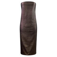 Gucci By Tom Ford Pasarela Primavera Verano 1997 Vestido Icónico de Lúrex