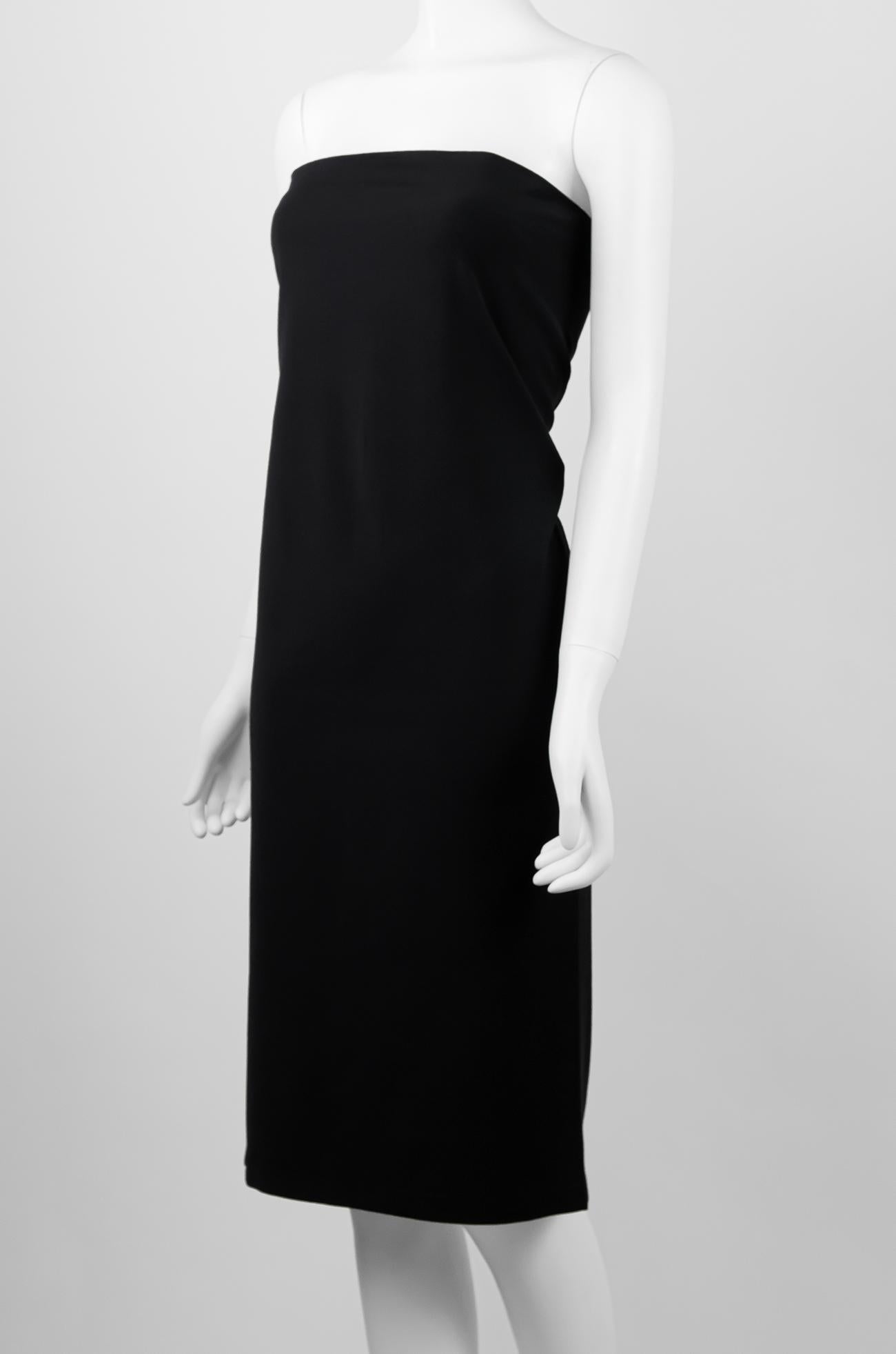 Black Gucci By Tom Ford Spring Summer 1997 Runway Tube Dress For Sale