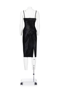 GUCCI BY TOM FORD SS 01 Iconic strapless whalebone bustier satin dress
