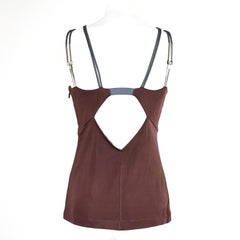 Gucci - Top sans manches avec ornements