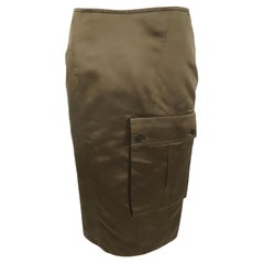 Gucci by Tom Ford SS-2001 Silk Mix Combat Skirt