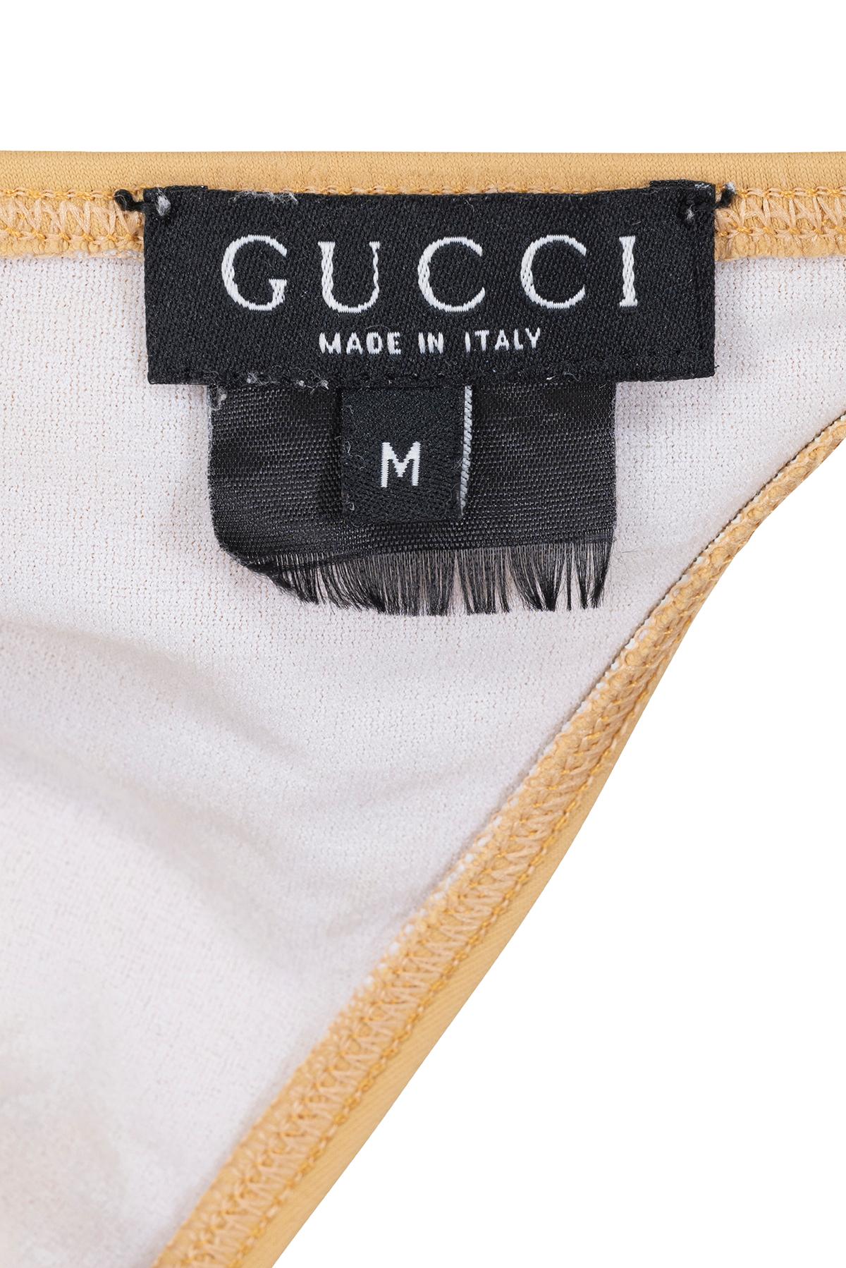 GUCCI BY TOM FORD SS 97 Iconic and Rare G String Thong Swimsuit In Excellent Condition For Sale In Milano, MILANO