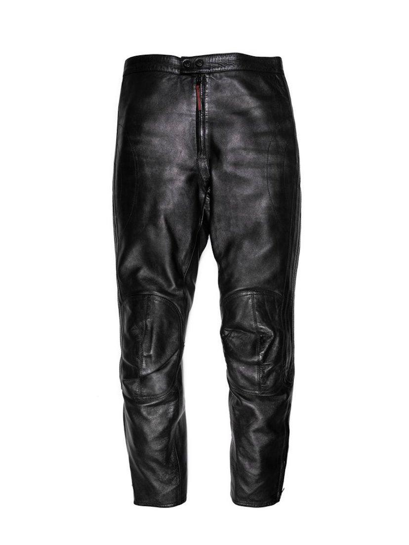 Gucci by Tom Ford SS1999 Leather Biker Pants In Good Condition In Beverly Hills, CA