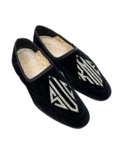 Gucci by Tom Ford SS2003 "Suck Me" Velvet Loafers