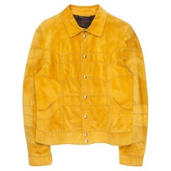 Gucci by Tom Ford SS2004 Paneled Suede Jacket