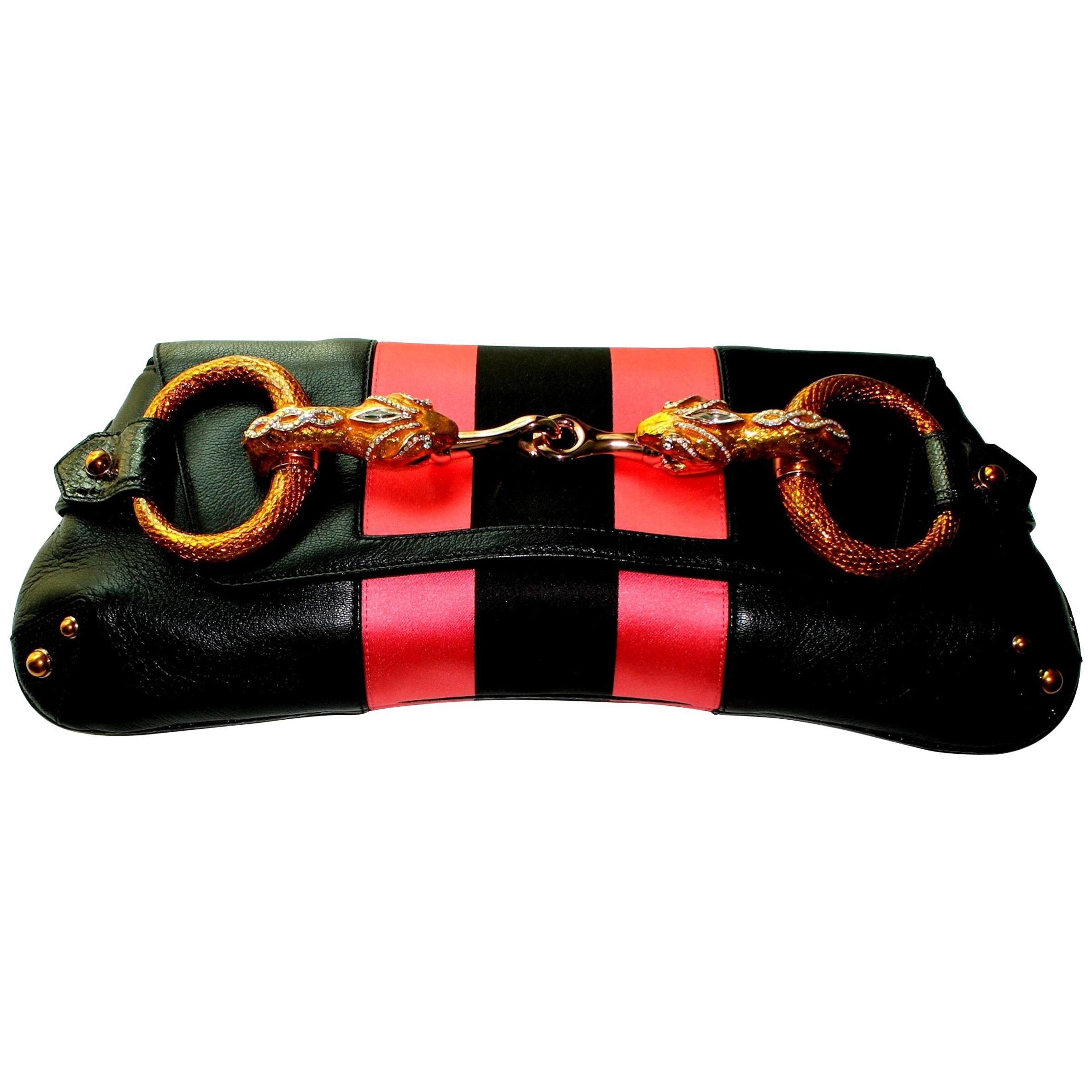 gucci snake clutch bag