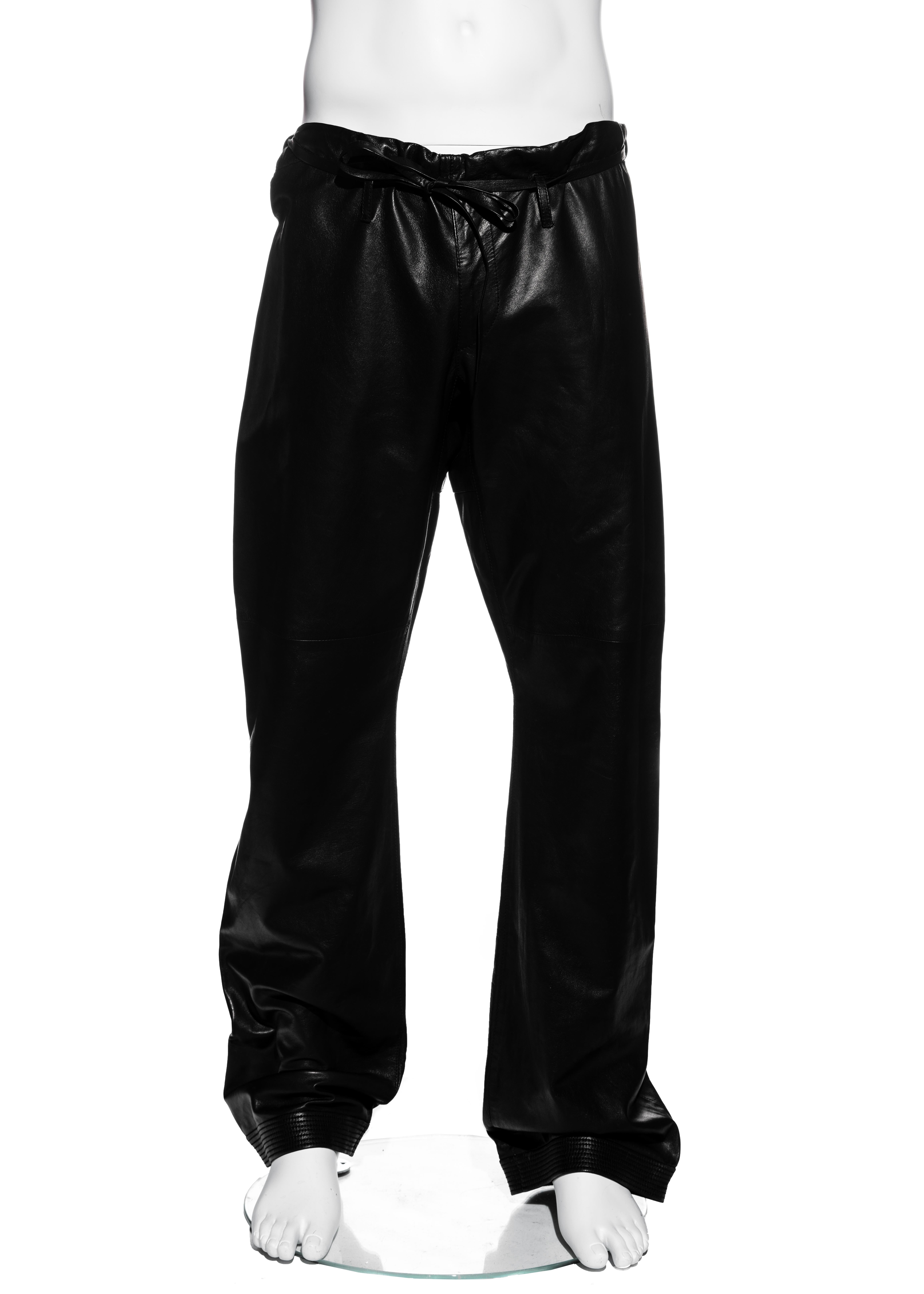 unisex leather pants