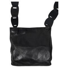 Gucci by Tom Ford Vintage S/S 1997 Sac Bucket en cuir noir