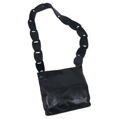 Gucci by Tom Ford Vintage S/S 1997 Sac Bucket en cuir noir