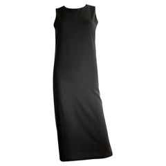 GUCCI by TOM FORD Vintage S/S 1997 Black Sleeveless Midi Dress