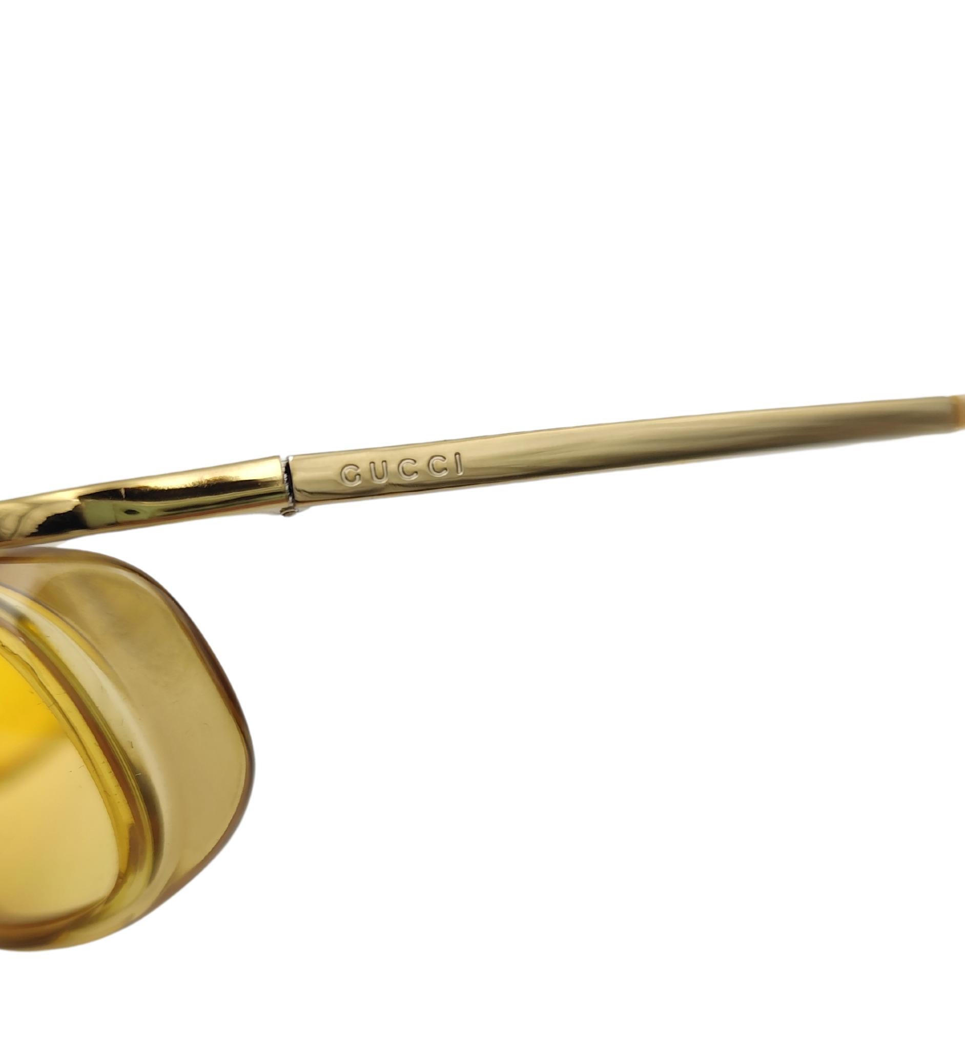 Gucci by Tom Ford yellow sunglasses 1990s 5