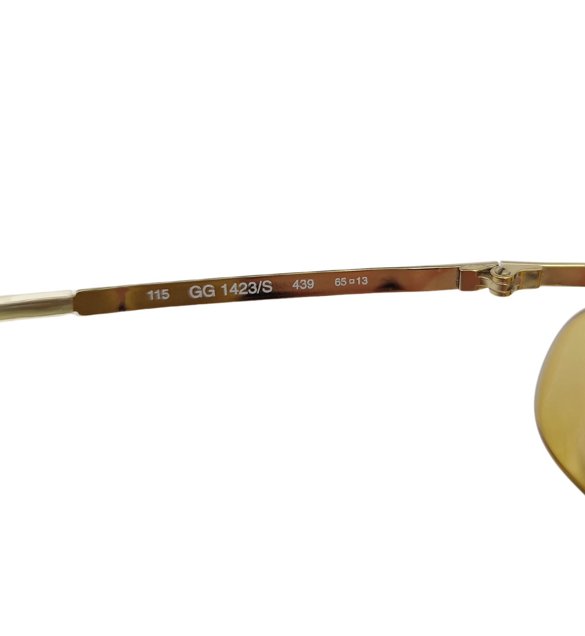 Gucci by Tom Ford yellow sunglasses 1990s 8
