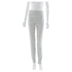 Gucci by Tom Ford	F/W 1998 Grey satin high-rise pants