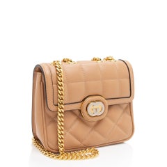 Mini sac à bandoulière Gucci « Deco » en cuir de veau