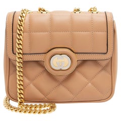 Mini sac à bandoulière Gucci « Deco » en cuir de veau