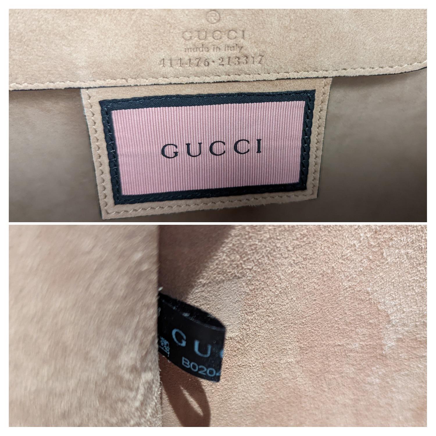 Black Gucci Calfskin GucciGhost Real Medium XL Tote
