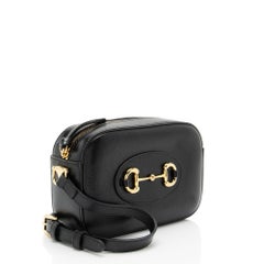 Gucci „Horsebit 1955“ Mini-Kameratasche aus Kalbsleder