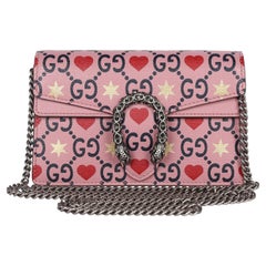 Gucci Calfskin Valentine's Day Exclusive Super Mini Dionysus Shoulder Bag