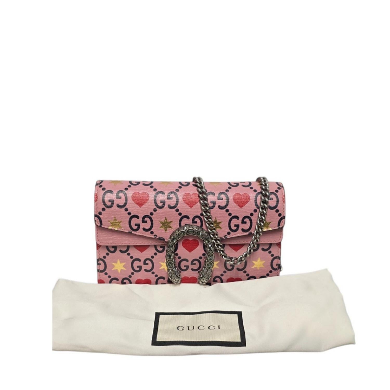 Mini sac Dionysus en cuir de Gucci pour la Saint-Valentin Bon état - En vente à Scottsdale, AZ