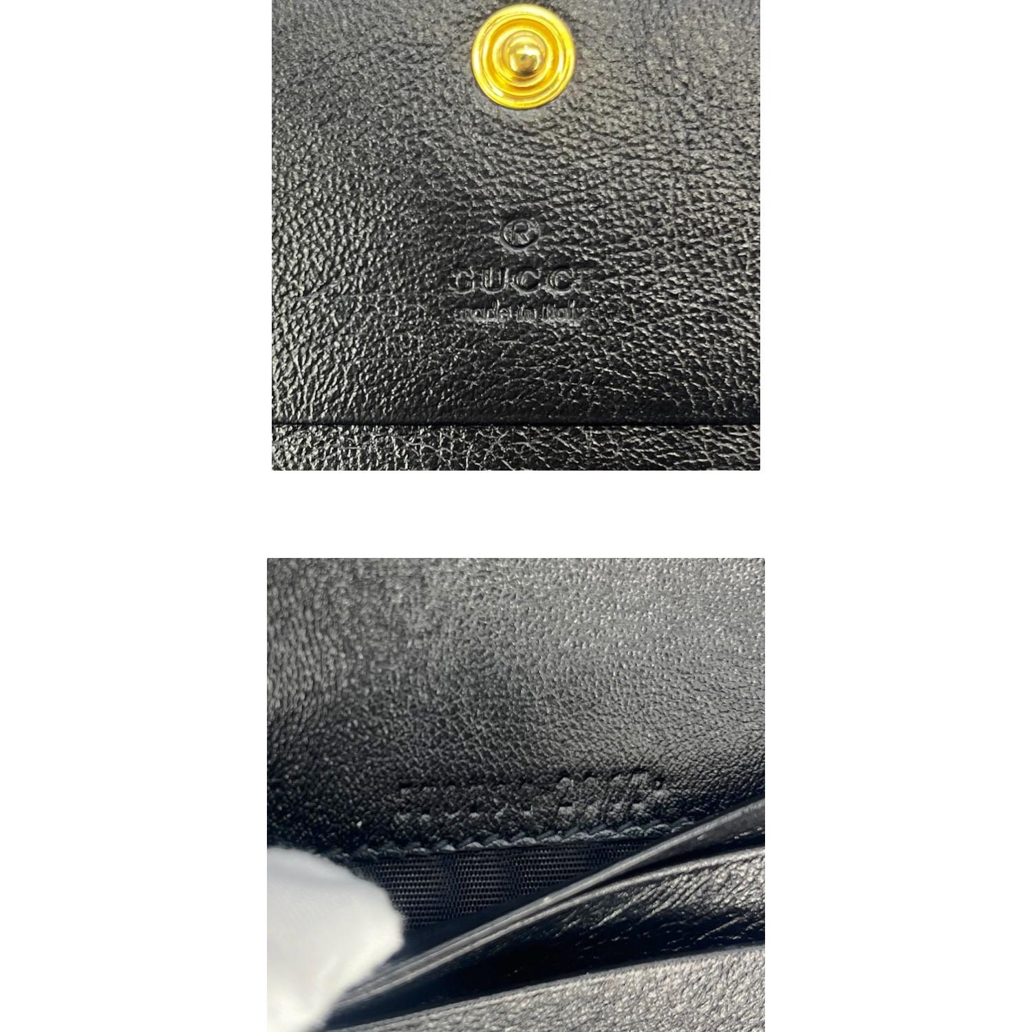 Gucci Calfskin Web Rajah Chain Card Case Wallet For Sale 3