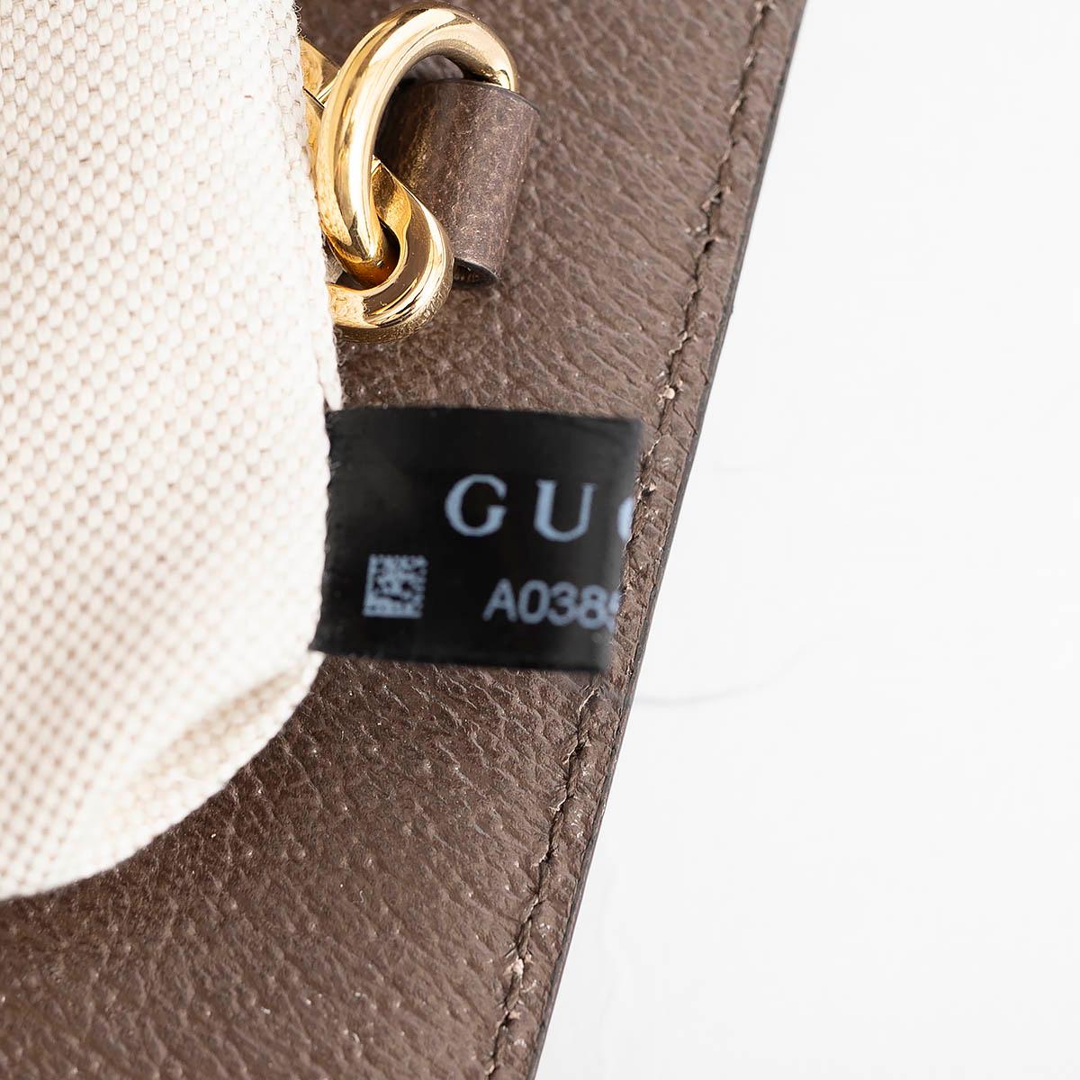GUCCI camel ebony GG Jumbo Jacquard canvas Tote Bag 3