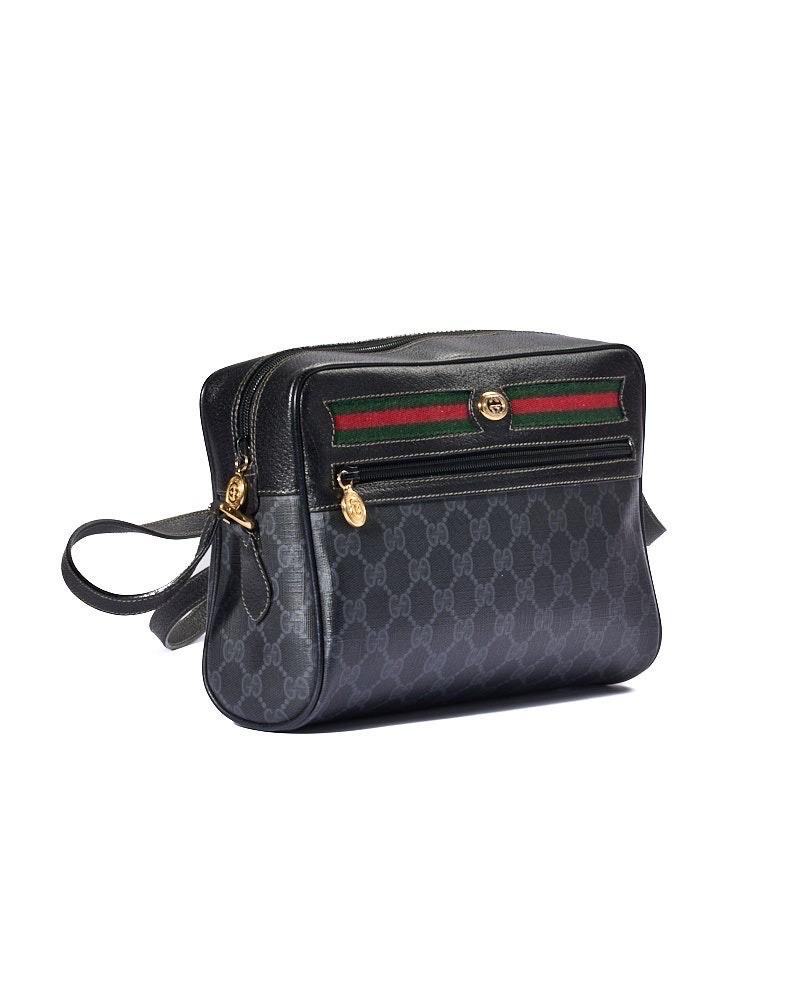 Gucci Camera Bag Ophidia Vintage Blu Borsa a Tracolla Bon état - En vente à Torre Del Greco, IT