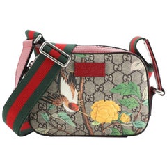 Gucci Camera Shoulder Bag Tian Print GG Coated Canvas Mini