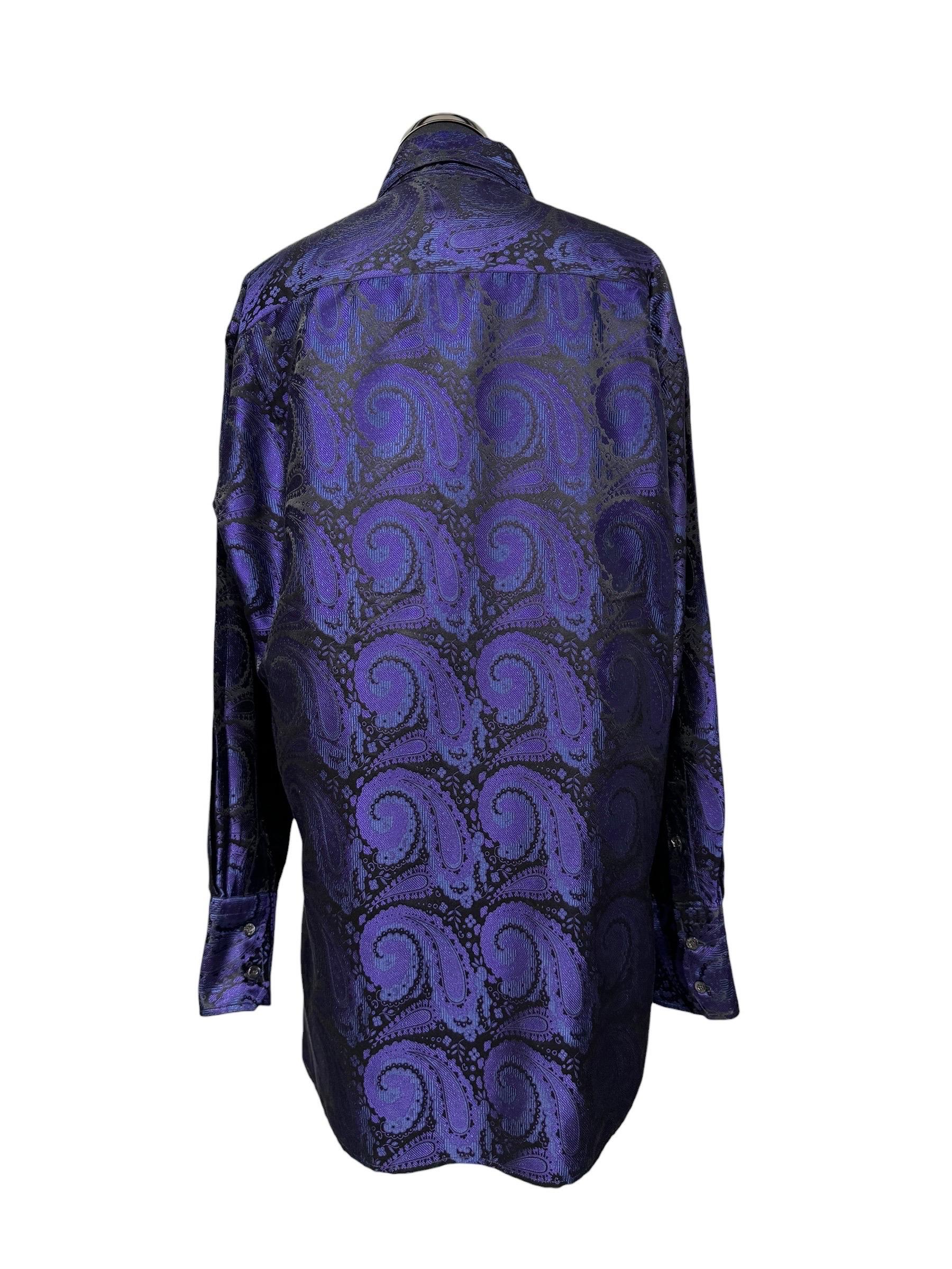 Women's Gucci Camicia Seta Damascata For Sale