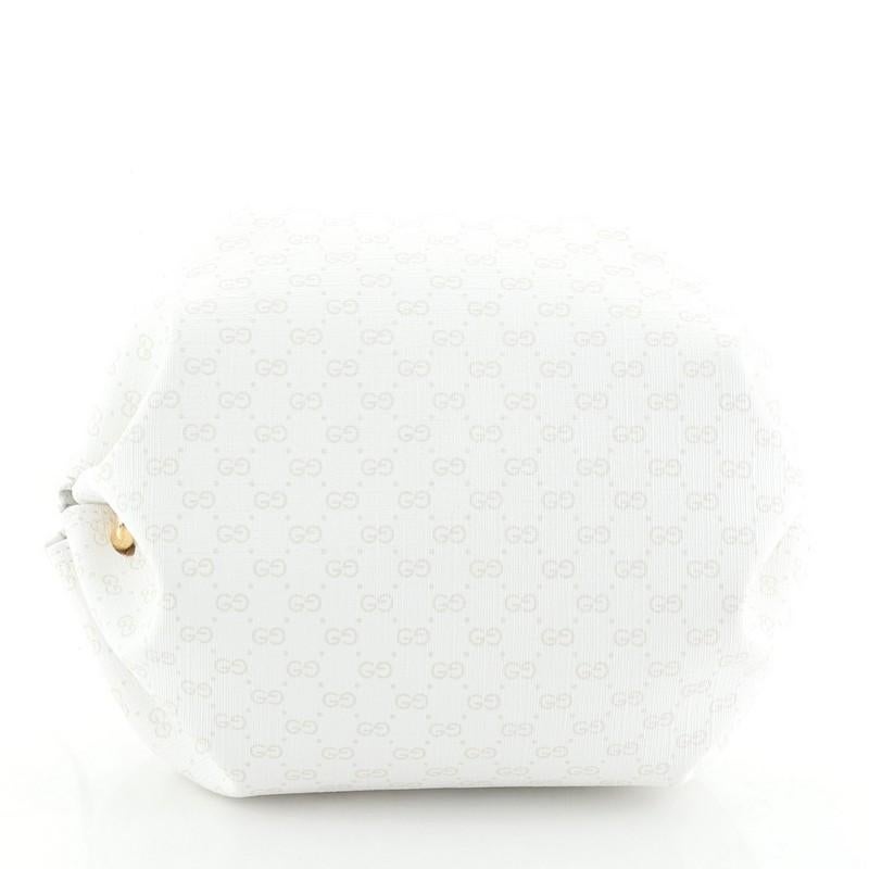 Gucci Candy Crossbody Bag Mini GG Coated Canvas In Good Condition In NY, NY