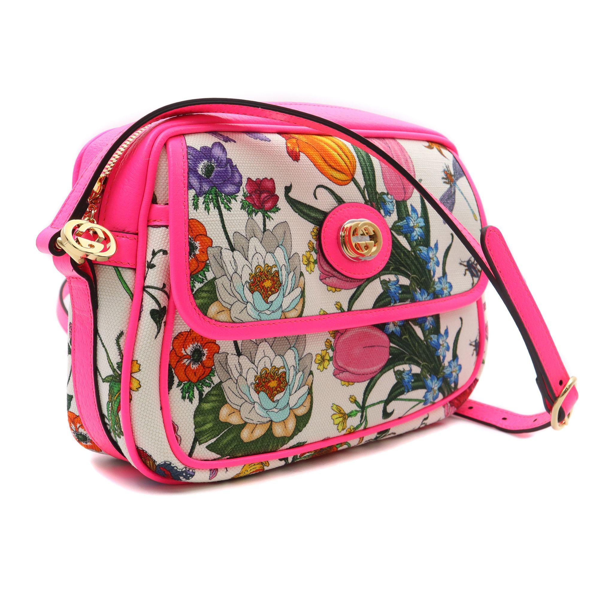 gucci floral crossbody bag