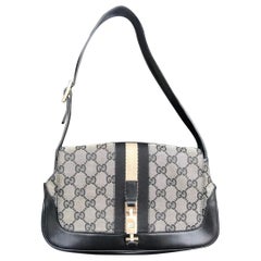 Gucci Canvas Front Flap Shoulder Bag