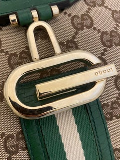 Gucci Canvas Turnlock Jackie shoulder bag and matching purse