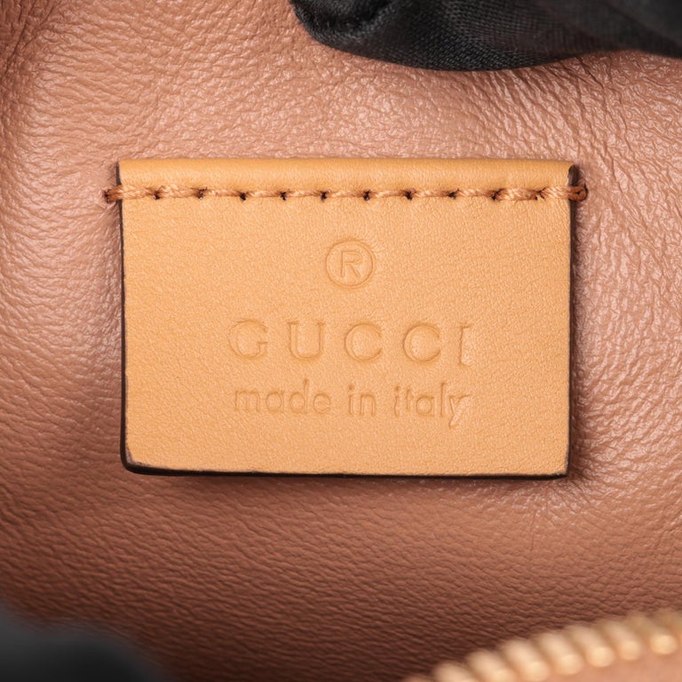 GUCCI Borsa a tracolla Ophidia rotonda mini in pelle di pitone