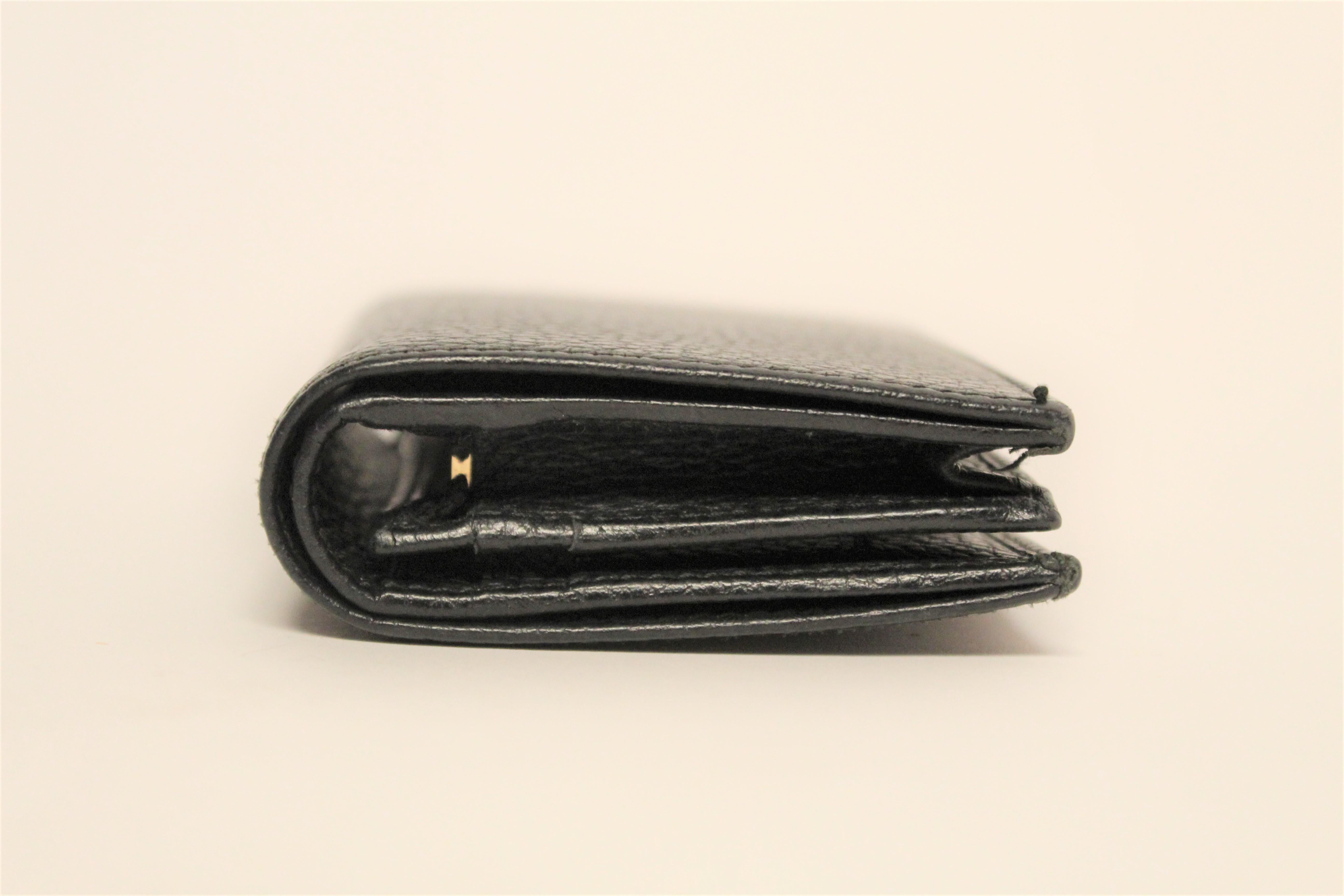 Black Gucci Card Case Wallet