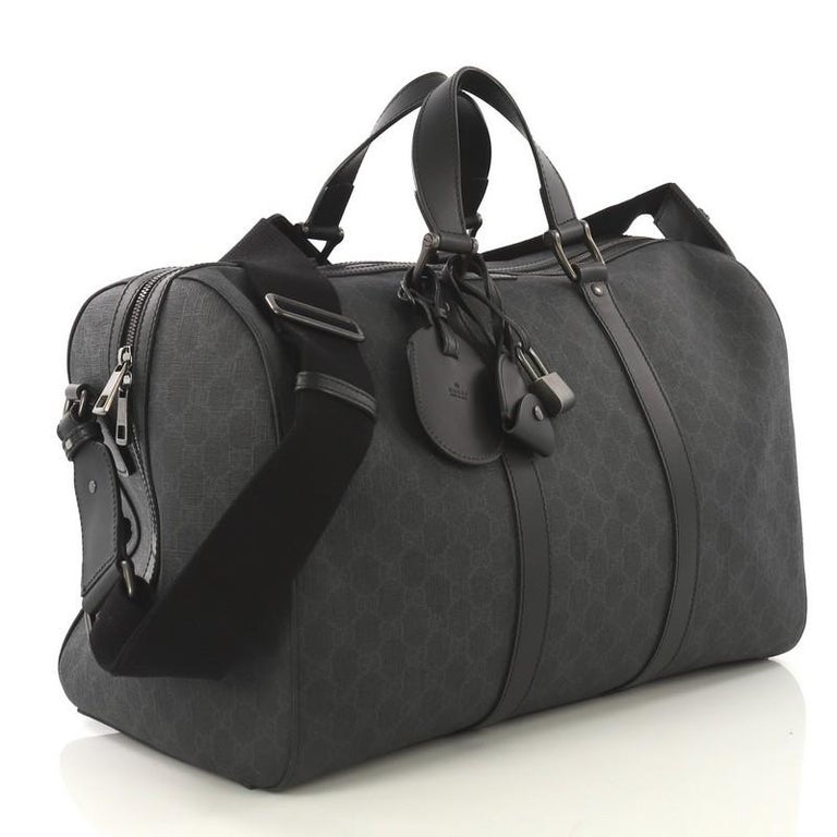 Gucci Carry On Convertible Duffle Bag GG Coated Canvas Small at 1stdibs