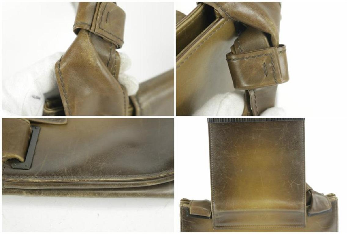 Gucci Carved Bamboo Flap 16gk1220 Brown Shoulder Bag For Sale 3