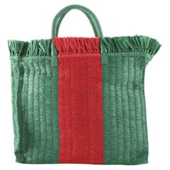 Gucci Cestino Tote Woven Raffia