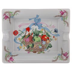 Gucci Cestri e Nastri Ashtray, Basket of Fruit and Flowers