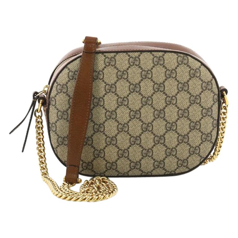 Gucci Chain Crossbody Bag GG Coated 