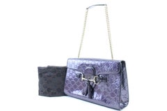 Gucci Chain Emily Guccissima 3gr0301 Purple Patent Leather Shoulder Bag