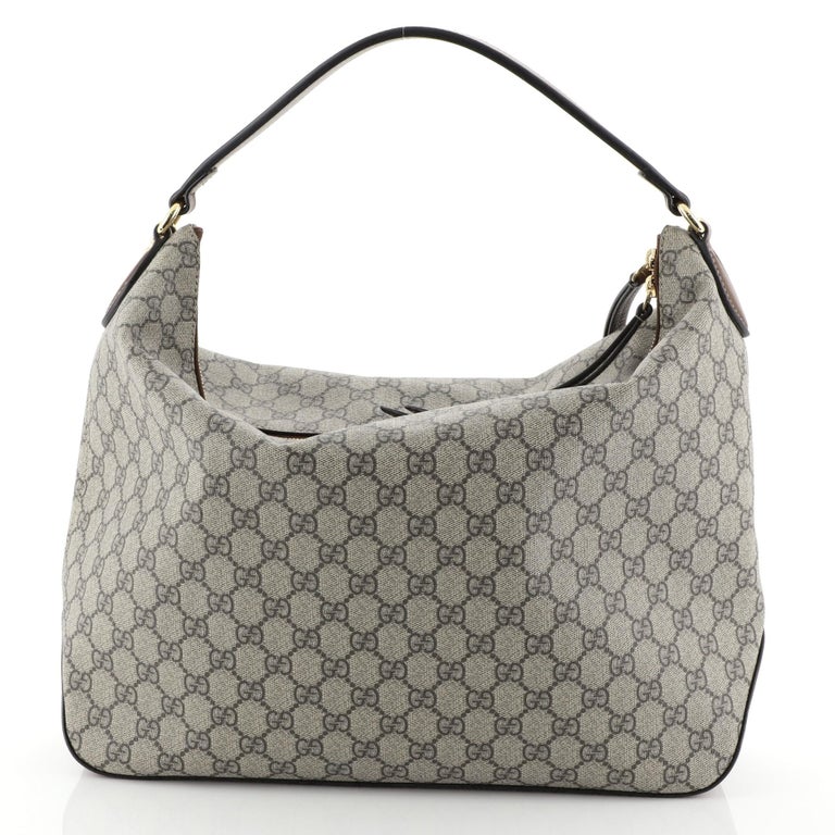 Gucci Chain Hobo GG Coated Canvas Large at 1stDibs gucci hobo bag