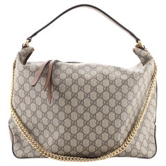 Gucci Chain Hobo GG Coated Canvas Large Gucci Chain Hobo GG Coated Canvas Large