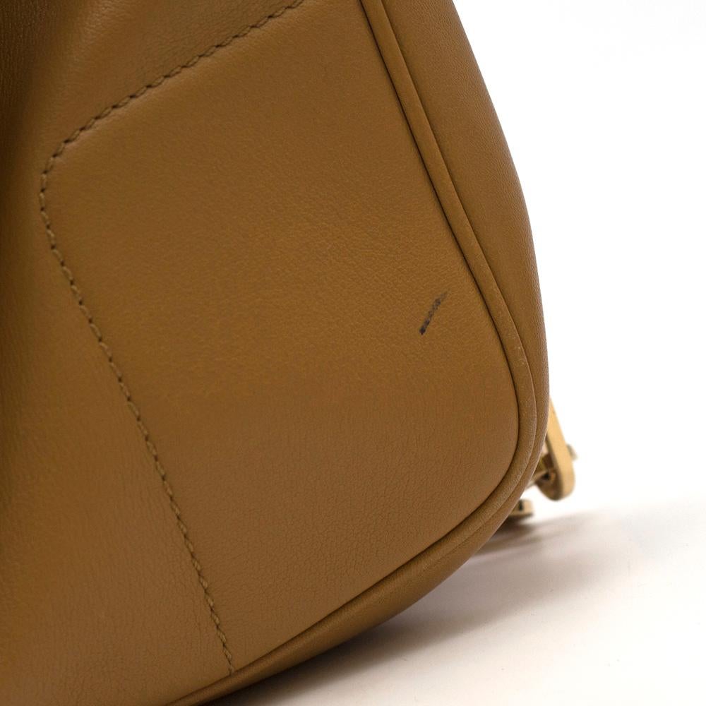gucci tan leather shoulder bag