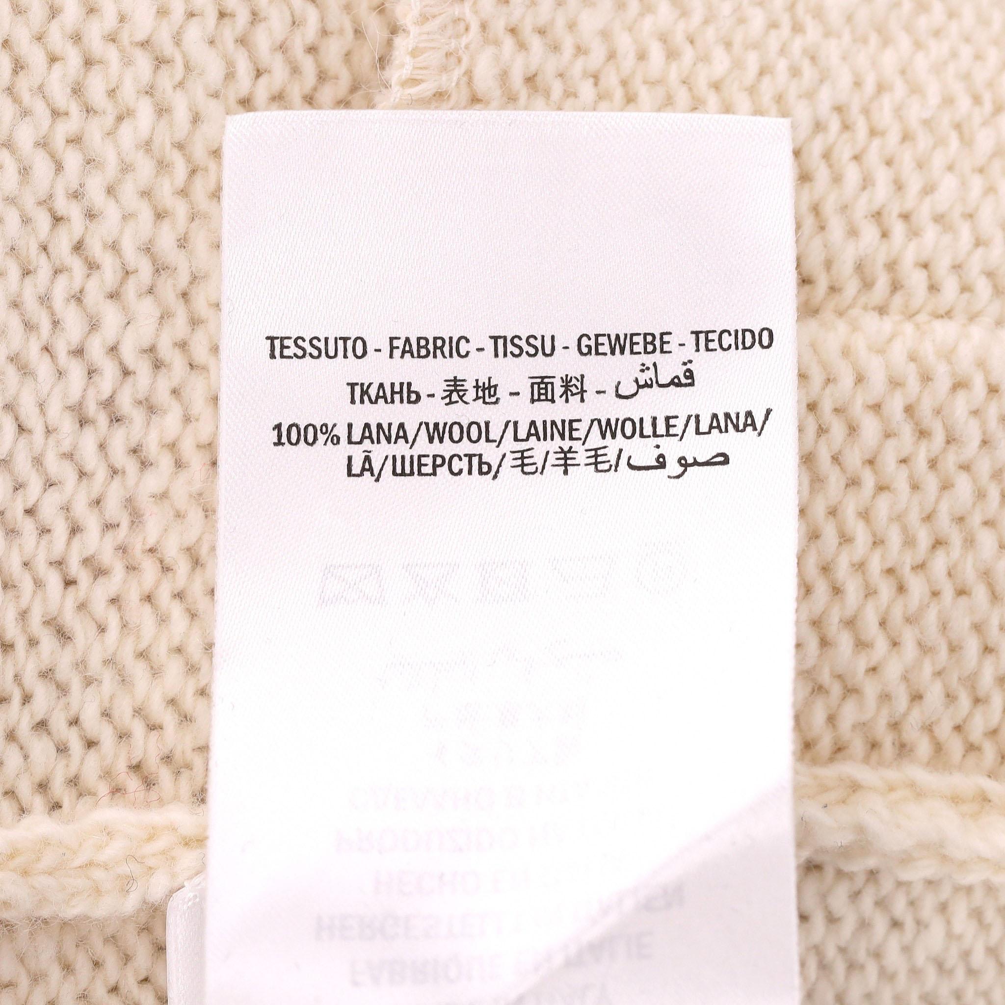 Gucci Chambre Des Squelettes Wool Logo Cardigan 2