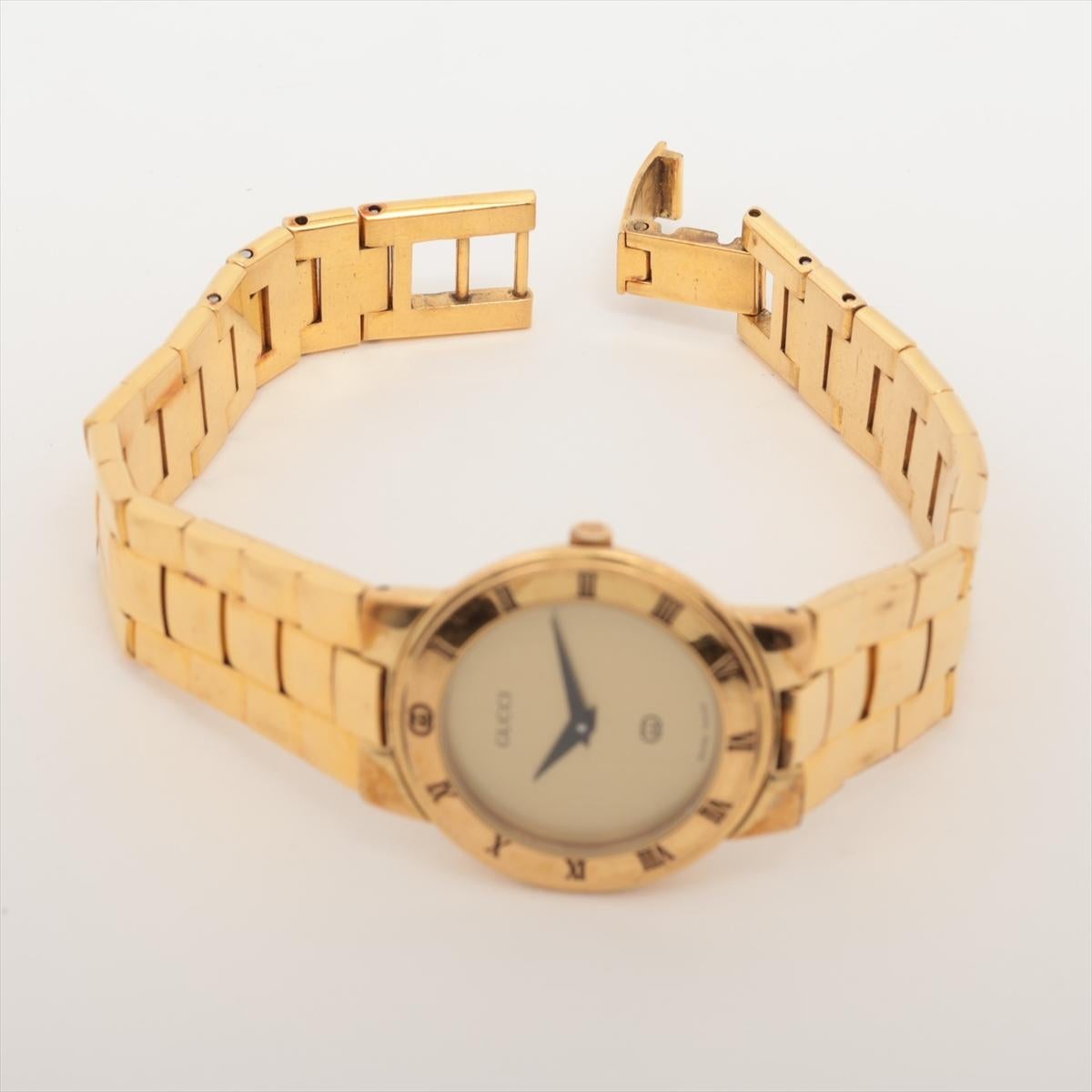 Gucci Champagne Quartz Watch 2