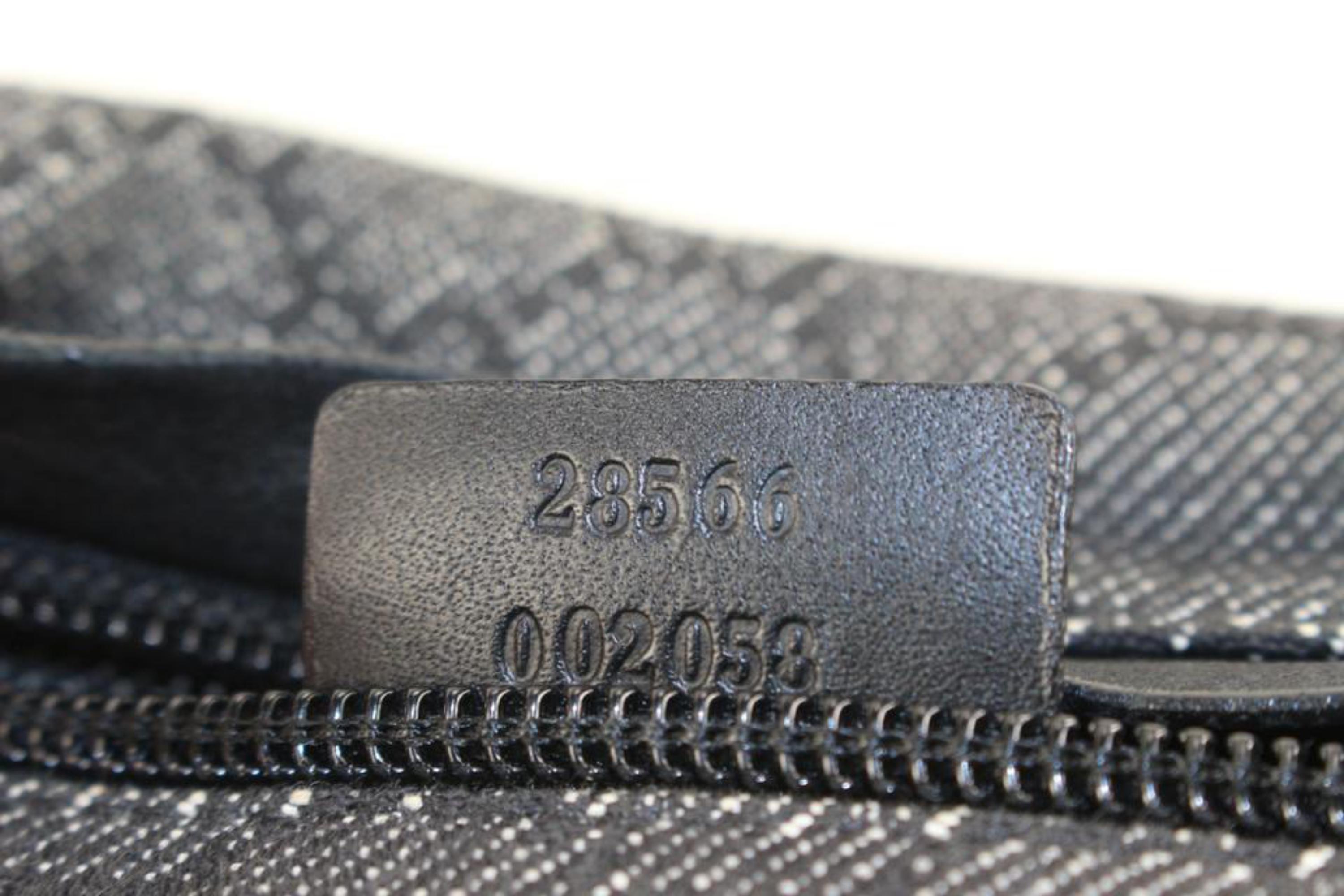Gucci Charcoal Denim Monogram GG Belt Bag Waist Bag Fanny Pack 36g83s 3
