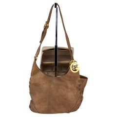 Gucci Charlotte Medium Brown Soft Calfskin Leather Hobo Bag