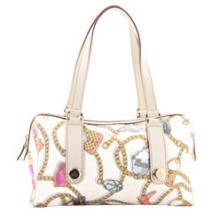 Gucci Charmy Boston Bag Printed Satin Small