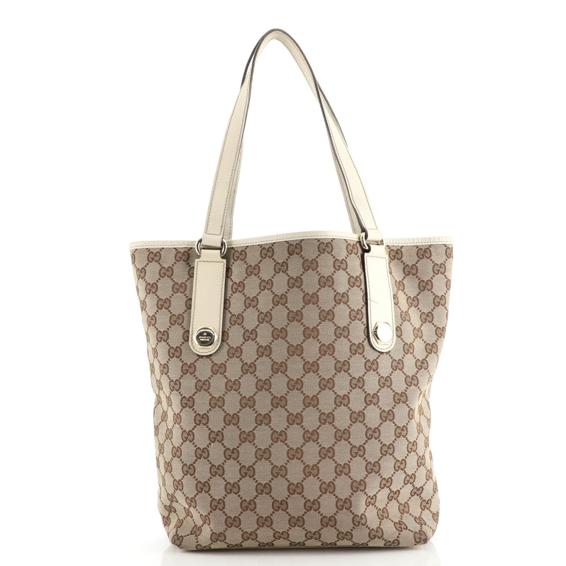 Gucci Charmy Tote GG Canvas Medium In Fair Condition In NY, NY